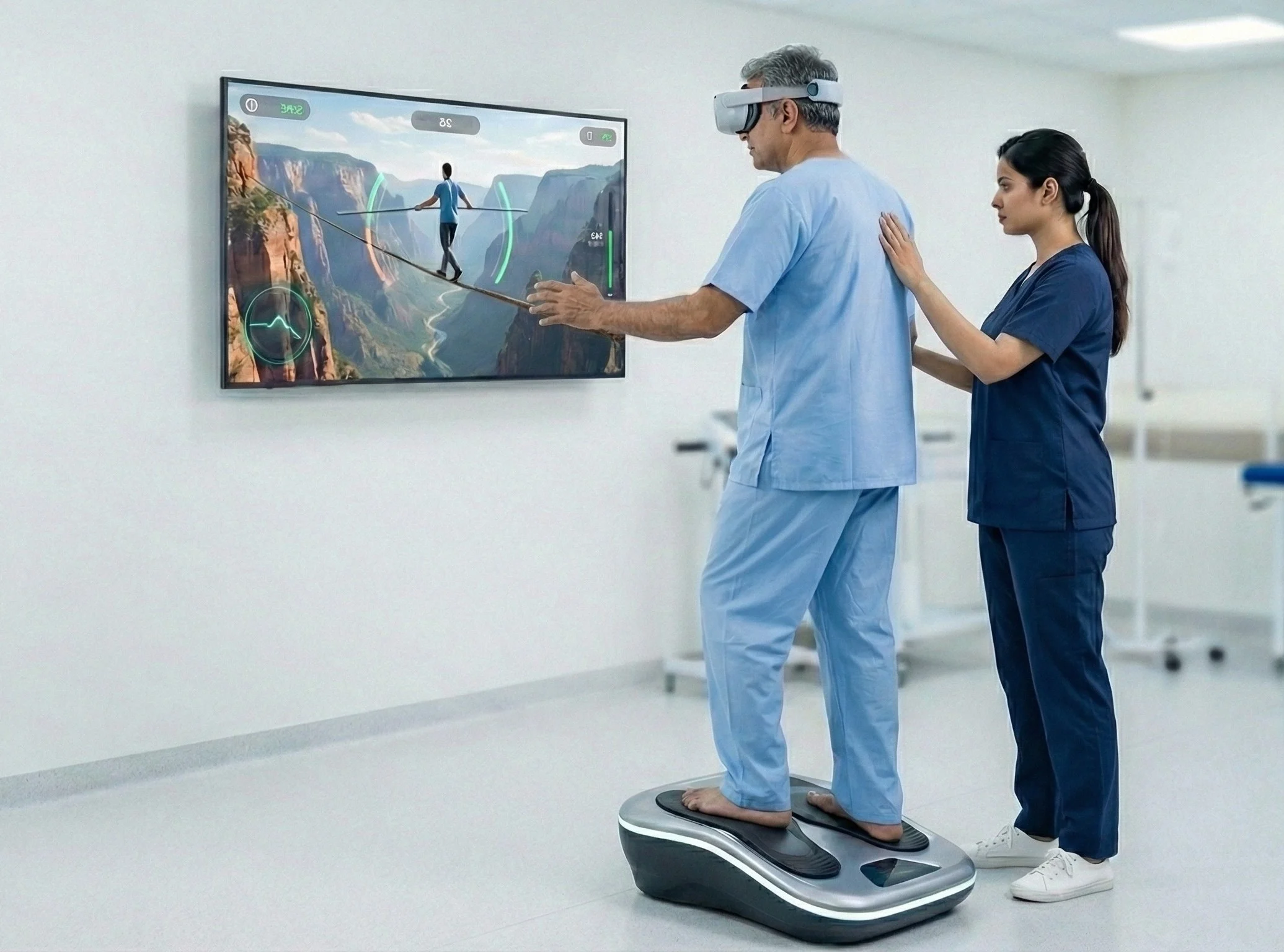 Virtual Balance Training at WELLNEST Physio Rehabilitation Centre Kurnool
